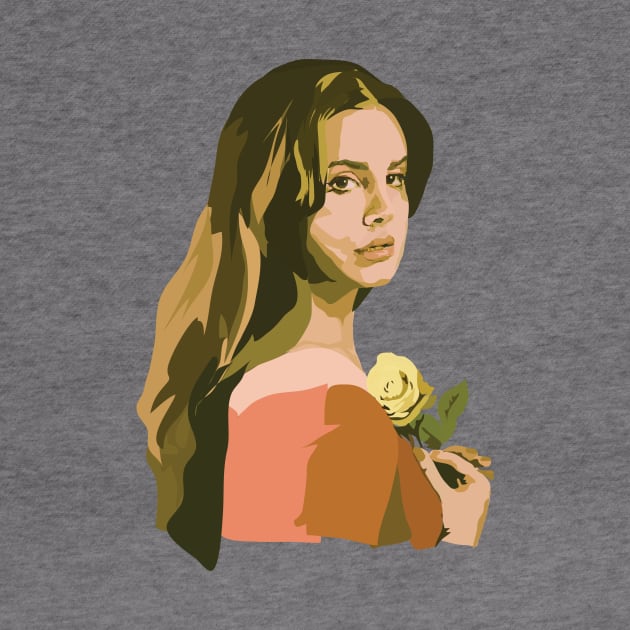 Lana With Rose by annamckay